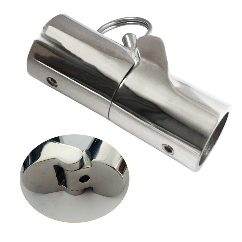 NRC&XRC 316SS Marine Grade Boat Handrail Fitting -Boat Pipe Connector,Folding Swivel Coupling Tube Joint Connector for 1" (25MM) O.D.Tube/Pipe - Image 1